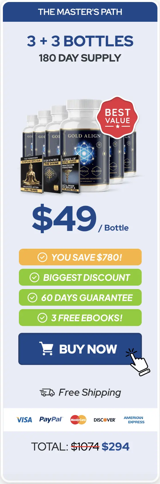 Gold Align bottle