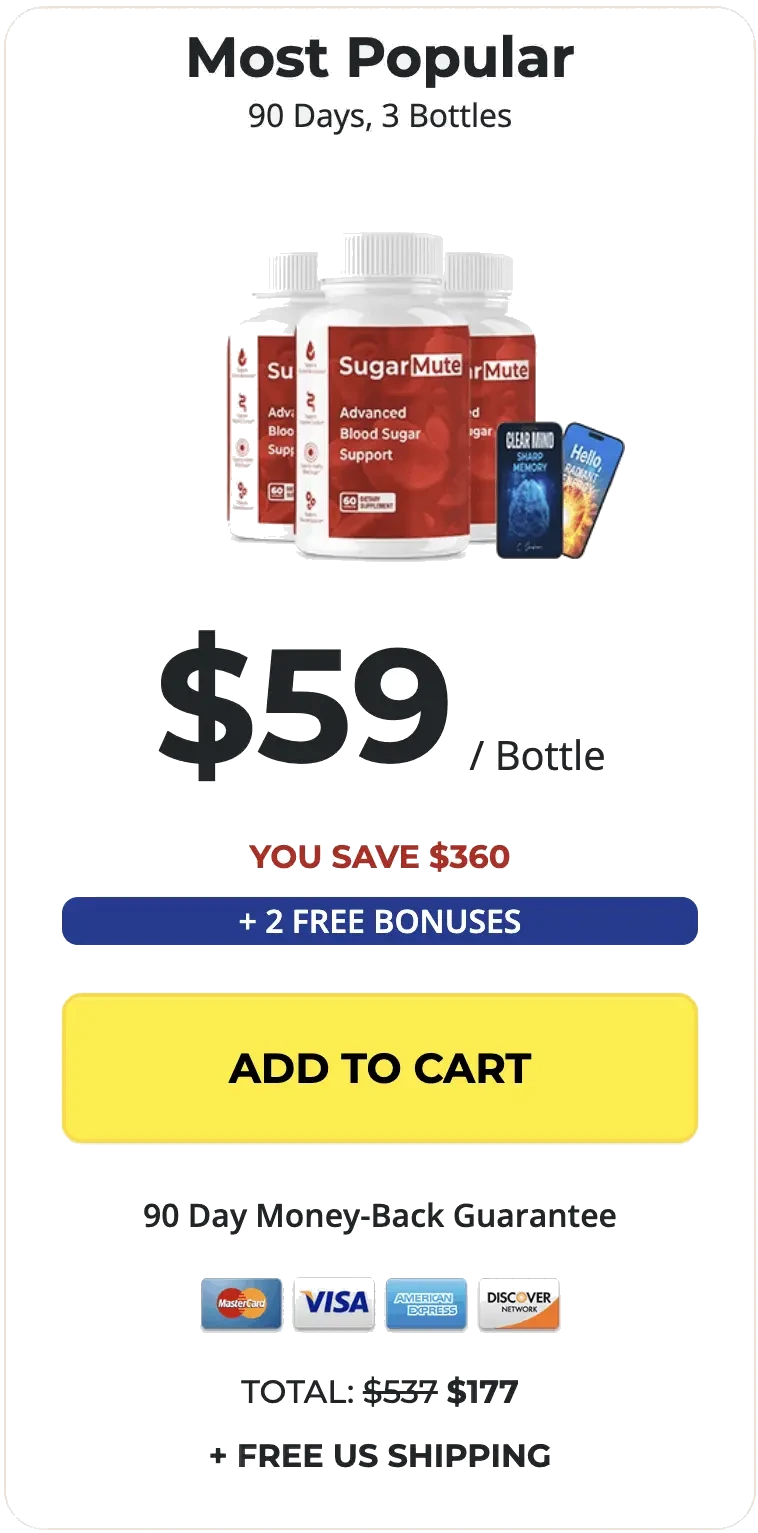 SugarMute 3-Bottle Bundle — 90-Day Supply